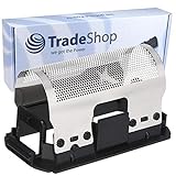 Trade-Shop Scherfolie kompatibel mit Braun Sixtant 2003, 2004, 2006 Elektrorasierer + Rahmen, schwarz/silb