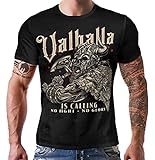 T-Shirt für Wikinger Nordmann Fans: Walhalla is Calling 2XL