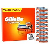 Gillette Fusion 5 Rasierklingen für Rasierer, 18 Ersatzklingen für Nassrasierer Herren mit 5-fach Klinge, Made in Germany