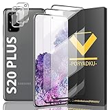 Für Samsung Galaxy S20 Plus 5G Panzer Schutz Glas (6,70 Zoll), 2 Stück+Kamera Schutzfolie 2 Stück, 9H Härte, Fingerabdruck kompatibel, HD