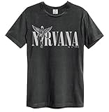 Amplified - Nirvana Herren Rock Band T-Shirt - In Utero (Grau) (S-XL) (L)