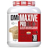 DMI MAXIVE PRO ALL-IN-ONE - Hard Gainer's Solution More Than 25 Active Ingredients - Hochbiologische Proteine und Kohlenhydrate, mit mehr als 25 Wirkstoffen - Vanillegeschmack