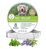 MC-Royal® Deluxe Zeckenhalsband für Hunde - 100% natürliche Inhaltsstoffe - bis zu 8 Monate zuverlässiger Zeck