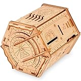 ESC WELT Fort Knox Box Pro - Escape Room Spiel - Geschenke für Männer und Frauen - 3d Puzzle Box Spiele aus Holz für Erwachsene und Kinder - Geschenkbox Knobelspiel -Rätselbox Brettspiele Geschenk