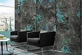 Newroom Vliestapete [ 2,7 x 4m ] großzügiges Motiv - kein wiederkehrendes Muster - nahtlos große Flächen möglich - Tapete Acryl gießen Marmor Kunst Made in Germany