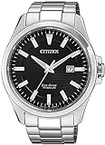 Citizen Herren Analog Eco-Drive Uhr mit Super Titanium Armband BM7470-84E