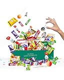 Premium Süßigkeiten Box (150 Stück) - 'Gute Laune Box' als Geschenk Idee, für Kinder Geburtstage, Ostern, Pinata Füllung, Candy Bar (XXL Naschbox)