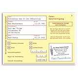 (40 x) Einladungskarten Geburtstag Krankschreibung Krankmeldung Arbeitsunfähigkeit Einladung