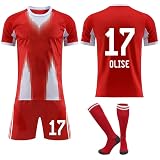 Generisch Bayern Home Red 26 New Soccer Sport Outfit Kids Boys Mens Trikot Kinder Trainning Trikot Fussball Jungen T Shirt Shorts Socks Outdoor Football Jersey S