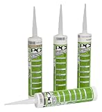 PCI Silcofug® E Elastischer Dichtstoff 12 x 310 ml - 53 Ocker - Gebrauchsfertiger, elastischer Silikondichtstoff - Glasfalzversiegelungen an Fenstern aus H