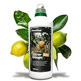 ProviPlant Zitrusdünger – 1 Liter Spezialdünger Zitronen Orangen Limone Zitruspflanzen Profi-Qualität - HOCH ERGIEBIG - 200 Liter Gießwasser - Made in Germany