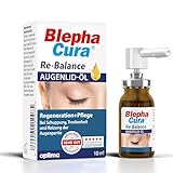 BlephaCura Re-Balance Augenlid-Öl 10 ml mit Auszügen von Aloe Vera, Zur sanften Pflege trockener und gereizter Haut am Augenlid, Pflege für die Aug