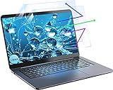 Mamol 2 Stück Displayschutzfolie für Laptop Bildschirmschutz 15,6 Zoll, Anti-Blaulichtfilter Displayschutz entspiegelt für 15,6 Zoll 16: 9 Aspekt Laptop-Bildschirme, Anti-Fingerp