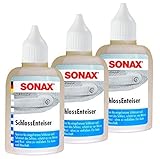 Preisjubel 3 x SONAX SchlossEnteiser 50ml, Defroster, Türschloss-Enteiser, E