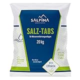 2 x SALPINA Salztabletten für Wasserenthärtungsanlagen 20kg im Sack (40kg), Entkalkung & Elektrolyse | hochreines Regeneriersalz (99,9% NaCl) mit Bester Löslichkeit für sauberes & weiches W