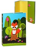 alles-meine.de GmbH Ordner/Sammelmappe - für A4 - Fuchs - für Hefte, Zeitschriften, Zeichnungen ... / Ringbuch - Kinder Jungen Mädchen/Tiere - Mappe Ordnungsmappe Hefter H