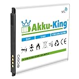 Akku-King Akku kompatibel mit Samsung EB-L1M7FLU - Li-Ion 1700mAh (mit NFC) - für Galaxy S3 Mini GT-I8190, S III Mini GT-I8190N, GT-I8190T, GT-I8200