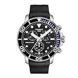 Tissot Men's Seastar 1000 Chronograph Watch Black Silicone T120.417.17.051.02