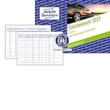 AVERY Zweckform 1221 Recycling Fahrtenbuch (für PKW, vom Finanzamt anerkannt, A6 quer, 32 Seiten|310 Fahrten, für Deutschland & Österreich zur Abgrenzung privater/geschäftlicher Fahrten)