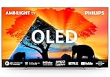 Philips Ambilight 65OLED759 4K OLED Smart TV - 65-Zoll Display mit P5 AI Perfect Picture Ultra HD, Titan OS, Dolby Vision und Dolby Atmos, Funktioniert mit Alexa und Google Sp