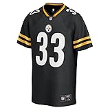 Pittsburgh Steelers NFL Jersey Trikot T-Shirt Shirt ** Core Foundation ** (DE/NL/SE/PL, Alphanumerisch, M, Regular, Regular, Schwarz/Gelb)