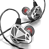 DUCK DANCE Kabelgebundene Ohrhörer mit Mikrofon, starker Bass, keine Latenz, Fernbedienung für PC, Tablet, Computer, Handy, audiophiles Hi-Fi-Headset mit Mikrofon, 3,5-mm-Klinkenstecker oder USB C