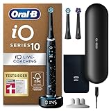 Oral-B iO Series 10 Plus Edition Elektrische Zahnbürste/Electric Toothbrush, PLUS 3 Aufsteckbürsten inkl. Whitening, Magnet-Etui, 7 Putzmodi, recycelbare Verpackung, Geschenk Mann/Frau, black