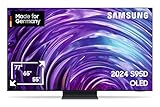 Samsung OLED 4K S95D Fernseher 65 Zoll, Samsung TV mit Neural Quantum 4K AI Gen2 Prozessor, OLED HDR Pro, OLED Glare free, 4K Upscaling, Smart TV, KI TV, GQ65S95DATXZG, Deutsches Modell [2024]