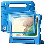 JETech Kinder Hülle für Samsung Galaxy Tab A7 Lite 8,7 Zoll 2021 (SM-T227/T225/T220) mit Eingebaut Schutzfolie, Stoßfest Ganzkörpe Griff Ständer Tablet Schutzhülle (Blau)