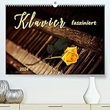 Klavier fasziniert (hochwertiger Premium Wandkalender 2024 DIN A2 quer), Kunstdruck in Hochg