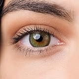 Kontaktlinsen farbig ohne Stärke | farbige 6-Monatslinsen | weiche Linsen | 2 Stück Farblinsen + Linsenbehälter | 0.0 Dioptrien | natürliche Farben | Halbjahreslinsen Charmiga Ever G