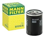 MANN-FILTER W 610/6 Ölfilter – Für PKW und Nutzfahrzeuge, Einzelpack