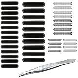 16 Stück Metall Lautsprecher Staubdichte Aufkleber und 24 Stück Mesh Anti Staub Proof Adhesive Net Aufkleber mit Pinzette Lautsprecher Staubdichte Aufkleber Kompatibel mit 13 12 11 8 7 Pro Max M