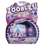 Zoobles Animal 2-Pack, Mermaid Sleepover with Exclusive Transforming Collectible Figures and Pop-up Party Box, Kids Toys for Girls Ages 5 and up
