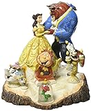 Enesco 4031487 Figur Disney Tradition Tale As Old As Time, Carved By Heart Beauty & The Beast Figur, 16,5 x 17,8 x 19,7