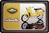 Tin Sign Blechschild 20x30 cm Simson Schwalbe Oldtimer DDR Moped Roller Motorroller Werkstatt Werbung Reklame Plakat Metall S