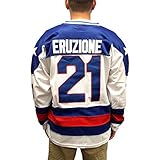 My Party Shirt Mike Eruzione #21 American Team Hockeytrikot, Weiß, Weiss/opulenter Garten, XX-Larg