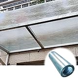 CABINE Polycarbonat -Dachblech Klarer Gewächshaus -Paneele, Außenmarkierte, Regendachabdeckung Für Baldachin -Ersatzplatten/1.5 * 1M