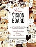 Mein Vision Board: Kreiere ein einzigartiges Visionboard aus mehr als 480 Bildern, 150 Zitaten, Worten, 200 Rahmen & Elementen in wunderschönen Creme- und Brauntönen. Sepia Effek
