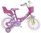 albri Babys (Jungen) mädchen Fahrrad 14 Zoll Disney Minnie, Rosa, p