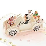 Favour Pop Up® - 3D Glückwunschkarte zur Hochzeit. Eine elegante und fröhliche Hochzeitskarte im Format 15x20cm. TW054
