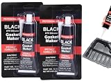 Dichtmasse Motor,Hochtemperatur Silikon,2pcs Zylinderkopfdichtung Dichtmittel,Ölbeständig Hochtemperatur Silikon Dichtmasse,Hochtemperatur Silikon Motor D