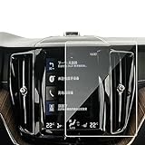 WOLWES Kompatibel Mit Volvo Für XC60 XC90 S90 2015 2016 2017 2018 Auto-GPS-Navigationsbildschirm Stahlschutzfolie Autoradio GPS-Navigationsfolie Innenraum Innenzubehö