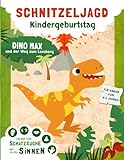 Schnitzeljagd Kindergeburtstag: Schatzsuche mit allen Sinnen - erlebe mit Dino Max eine unvergessliche Geburtstagsparty - Komplettes Set mit kreativen Spielen und Exp