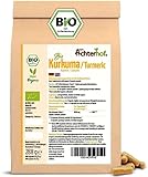Kurkuma Kapseln Bio Nachfüllpack | 400 Stück | 4800mg Kurkuma pro Tagesdosis | frisch gemahlene Kurkumawurzel in Bio-Qualität | vegane Kapselhülle |