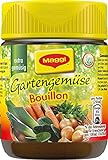 Maggi Gartengemüse Bouillon, extra gemüsig, 130 g Glas, ergibt 7 L