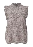 QS Gemusterte Bluse mit Volant-Ärmeln zartrosa 32