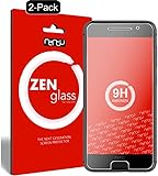 ZenGlass [2 Stück Flexible Glas-Folie kompatibel mit HTC One A9 Schutzfolie I Display-Schutzfolie 9H I (Kleiner Als Das Gewölbte Display)