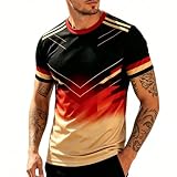2026 Fußball Trikot für Herren T-Shirt Deutschland Fußball Trikot Herren Retro Fußball Trikot mit Adler Klassische Sommer Tshirt Fan-Shirt für Alltag Festivals und Wettkämpfe Sportshirt Training