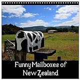 Funny mailboxes from New Zealand (Wandkalender 2024 30x30 cm 30x60 cm geöffnet) CALVENDO Broschürenkalender mit Monatskalendarium zum Eintrag
